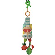 Clementoni PLUSH CLIP & GO Katze - Kinderwagen-Spielzeug