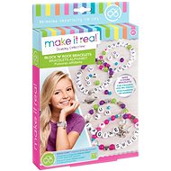 Make It Real Block 'n' Rock Bracelets - Armbänder mit Buchstaben - Schmuckherstellungsset