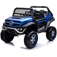Mercedes Unimog blau lackiert - Kinder-Elektroauto