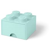 LEGO Aufbewahrungsbox 4 mit Schublade - aqua - Aufbewahrungsbox