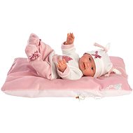 Llorens 26312 New Born Girl - Realistische Babypuppe mit Vollvinylkörper - 26 cm - Puppe