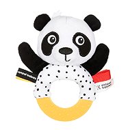 Canpol Babies Sensorisches Spielzeug Panda mit Beißring und BabiesBoo Rassel - Babyrassel