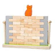 Woody Balance-Spiel - Wand mit einer Katze - Gesellschaftsspiel