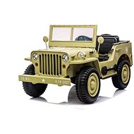 Elektroauto US ARMY 4x4 - beige - Kinder-Elektroauto