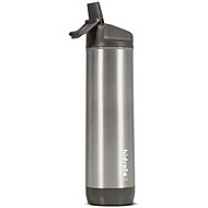 HidrateSpark Steel - smarte Flasche mit Strohhalm, 620 ml, Edelstahl
