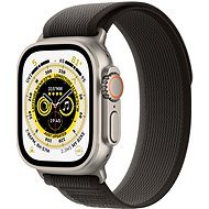 Apple Watch Ultra 49mm Titangehäuse mit Trail Loop Schwarz/Grau - S/M - Smartwatch