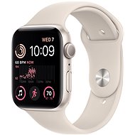Apple Watch SE (2022) 44mm Aluminiumgehäuse Polarstern mit Sportarmband Polarstern - Smartwatch