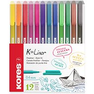 KORES K-Liner 0,4 mm - Set mit 12 Farben - Liner