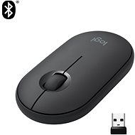 Logitech Pebble M350 Wireless Mouse, Graphite - Maus