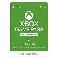 Xbox Game Pass - 6 Monate Abonnement - Prepaid-Karte
