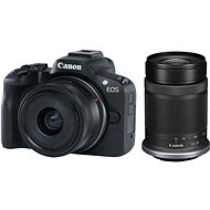 Canon EOS R50 schwarz + RF-S 18-45mm f/4.5-6.3 IS STM + RF-S 55-210mm f/5-7.1 IS STM - Digitalkamera