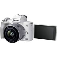 Canon EOS M50 Mark II weiß + EF-M 15-45 mm f/3.5-6.3 IS STM - Digitalkamera