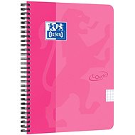 OXFORD Nordic Touch A5+ - 70 Blatt - kariert - rosa - Notizbuch
