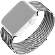 FIXED Mesh-Armband für Apple Watch 42/44/45/Ultra 49mm silber - Armband