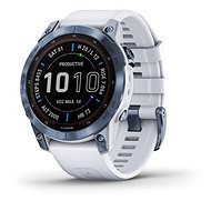 Garmin Fenix 7 PRO Sapphire Solar Mineral Blue DLC Titanium/Whitestone Band - Smartwatch