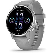 Garmin Venu 2 Plus Silver/Gray Band - Smartwatch