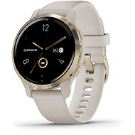 Garmin Venu 2S Light Gold/Sand Band - Smartwatch