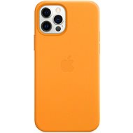 Apple iPhone 12 und 12 Pro Leder-Handyhülle mit MagSafe Moonlight Orange - Handyhülle