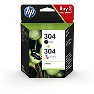HP 3JB05AE Nr. 304 Multipack Schwarz + Farbe - Druckerpatrone