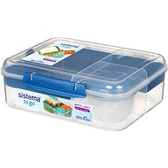 SISTEMA Bento Lunchbox Lunch To Go Blue Online Range 1,65 Liter - Snack-Box