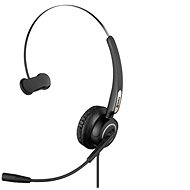 Sandberg USB Pro Mono Headset mit Mikrofon, schwarz - Kopfhörer