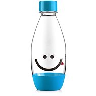 SODASTREAM Kinderflasche Smiley - 0,5 Liter - blau - Ersatzflasche