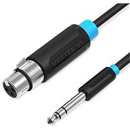 Vention 6.3mm Jack Male to XLR Female Audio Cable 2m Black - Audio-Kabel