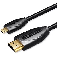 Vention Micro HDMI to HDMI Cable 1.5M Black - Videokabel