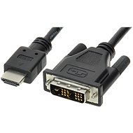 Videokabel Videokabel Kabel ROLINE DVI-D <-> HDMI-Anschluss, geschirmt, 2 m, Adapterkabel