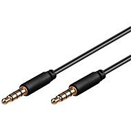 PremiumCord 4-poliger Jack M 3.5 -> Jack M 3.5, 0.5m - Audio-Kabel