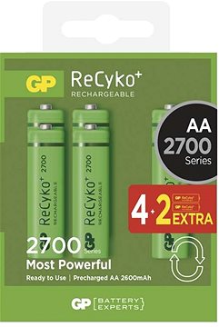 GP ReCyko 2700 (AA) 4+2 pc Akku | Alza.at GP PB420 + 4AA 2500 Ladegerät | Alza.at