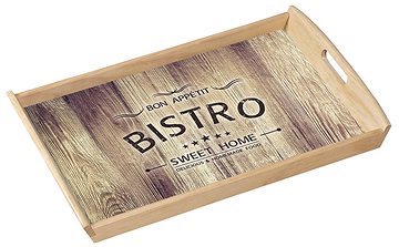 Tablett Serviertablett Bambus Holz 48 x 31cm Kesper