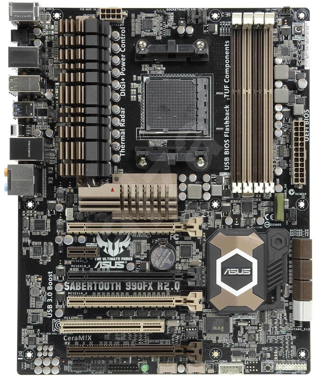 ASUS SABERTOOTH 990FX R2.0 Motherboard Alza.at