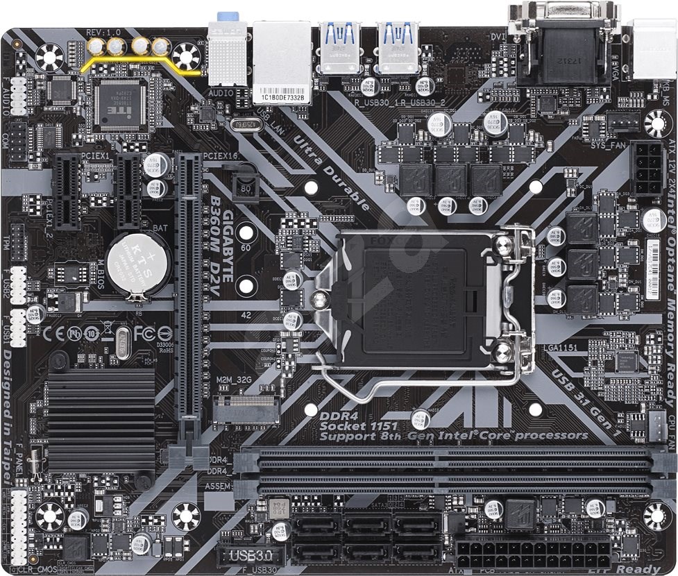 GIGABYTE B365M D2V - Motherboard | Alza.at