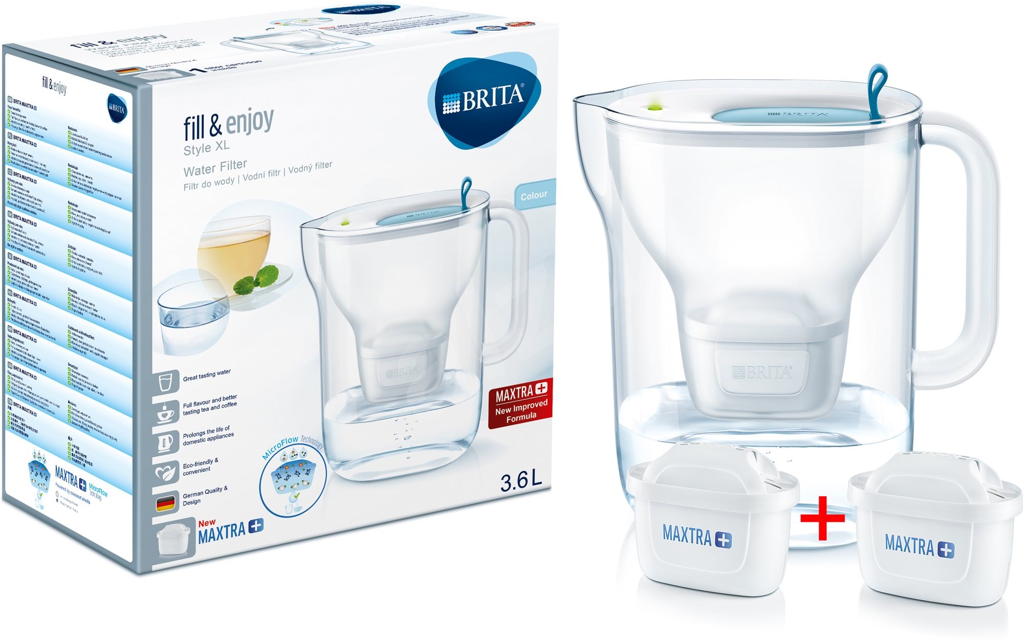 BRITA Style XL MaxtraPlus blau + 1 Filter - Filterkanne | Alza.at