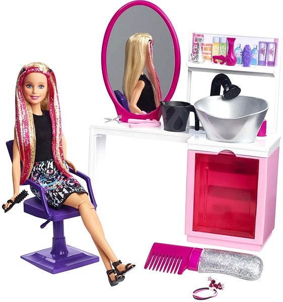 Mattel Barbie Hair Salon Mit Glitzer Mit Einer Blondine
