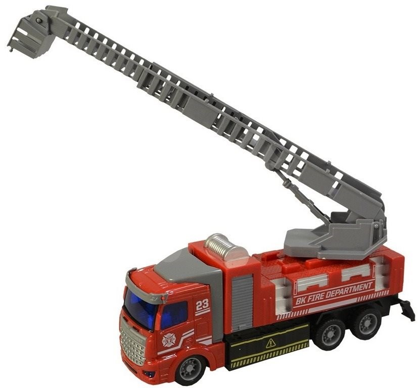  Feuerwehrauto mit Leiter, Fernbedienung, 4-Kanal - RC-Auto 