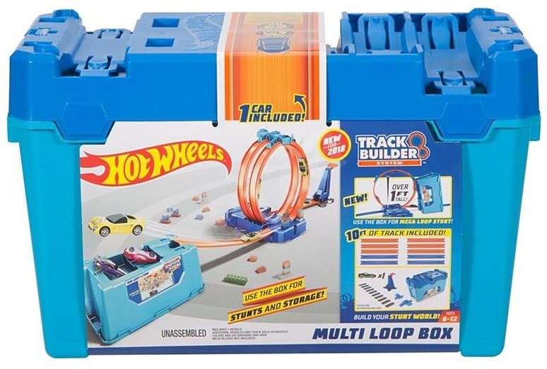 Hot Wheels Track Builder Im Koffer Looping Autorennbahn Alza.at