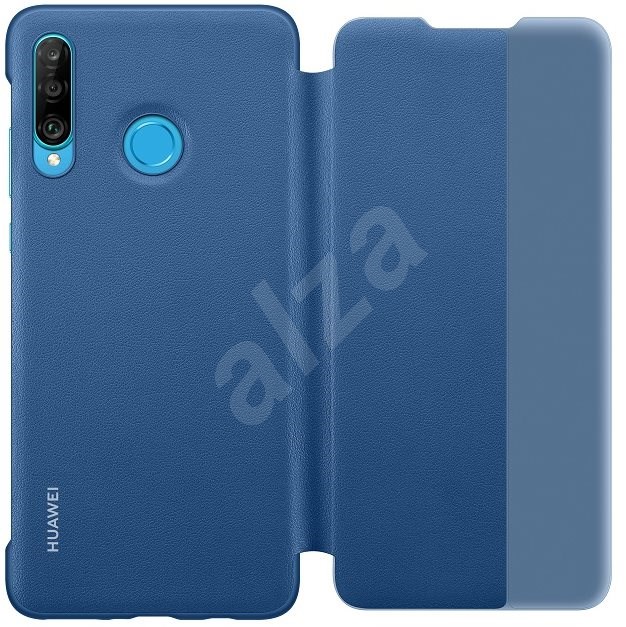 Huawei Original SView Hülle Blue für P30 Lite Handyhülle Alza.at