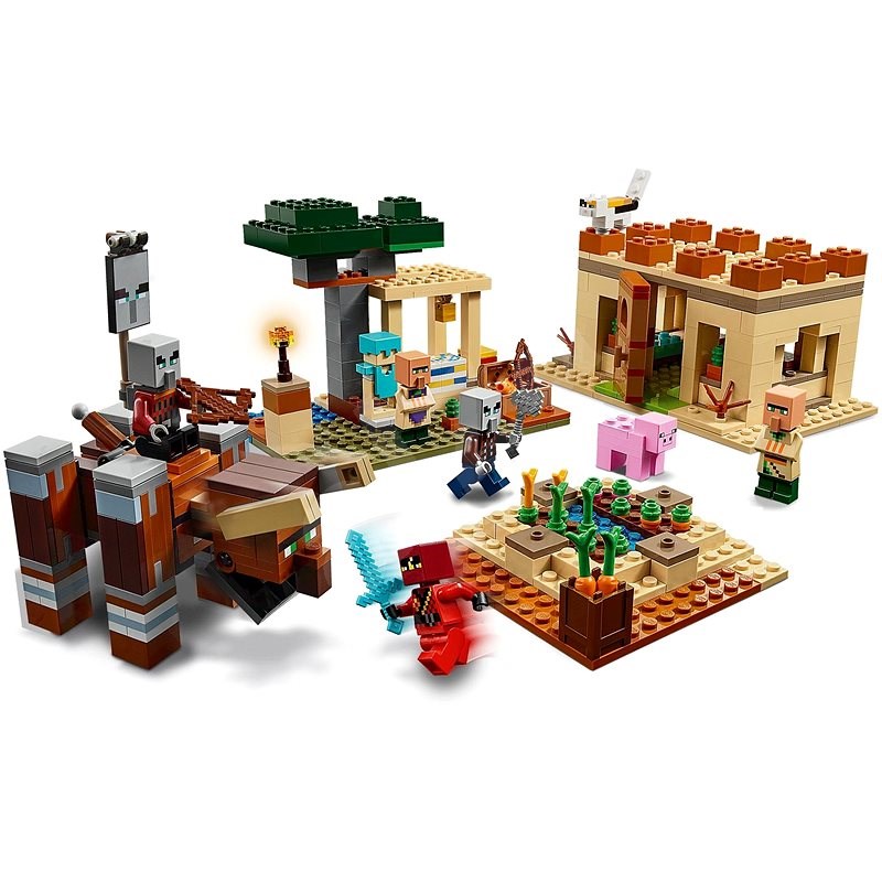 Lego Minecraft Der Illager Uberfall Lego Bausatz Alza At