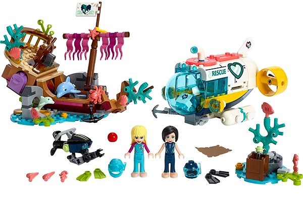 Lego Friends 41378 Rettungs U Boot Für Delfine