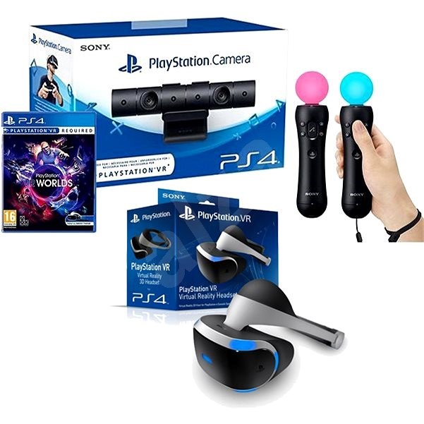 Playstation Vr Fur Ps4 Spiel Vr Worlds Ps4 Kamera Ps Move Twin Pack Vr Headset Alza At