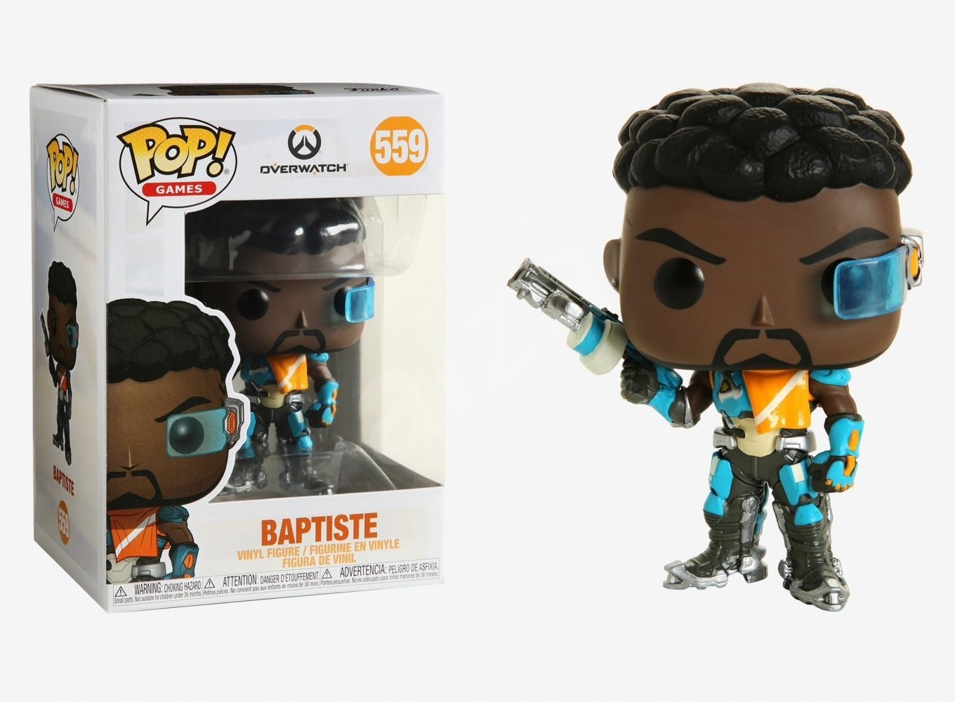 Figurine Funko Pop! Overwatch - Baptiste - Vinyle Collector 9,5 Cm