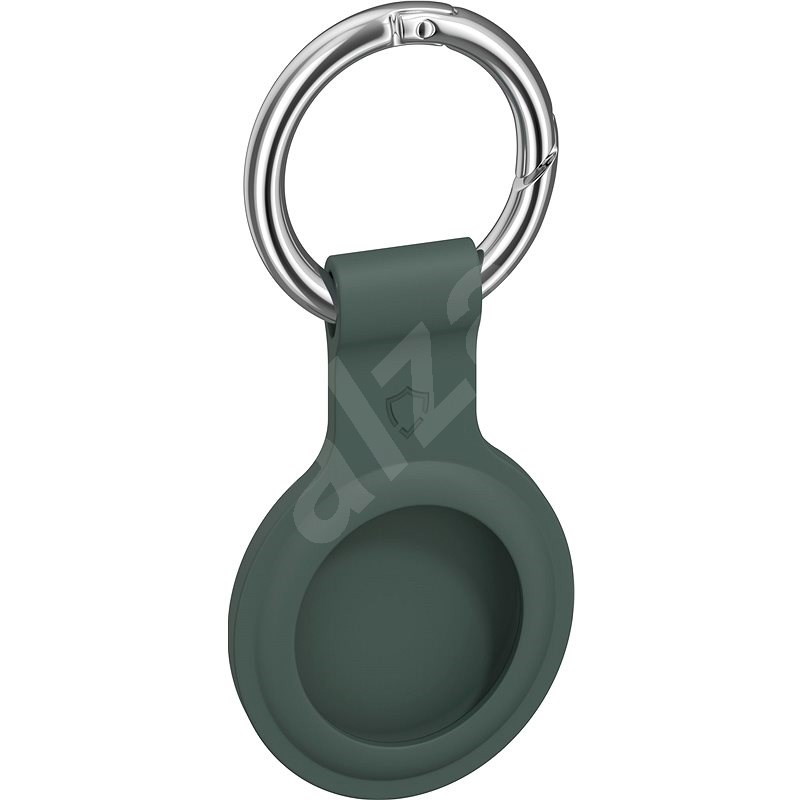 AlzaGuard Silikon-Schlüsselanhänger für Airtag grün - AirTag Schlüsselanhänger