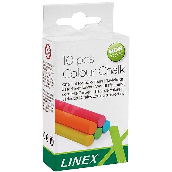 Linex farbige Kreide - rund - 10er-Pack - Kreide