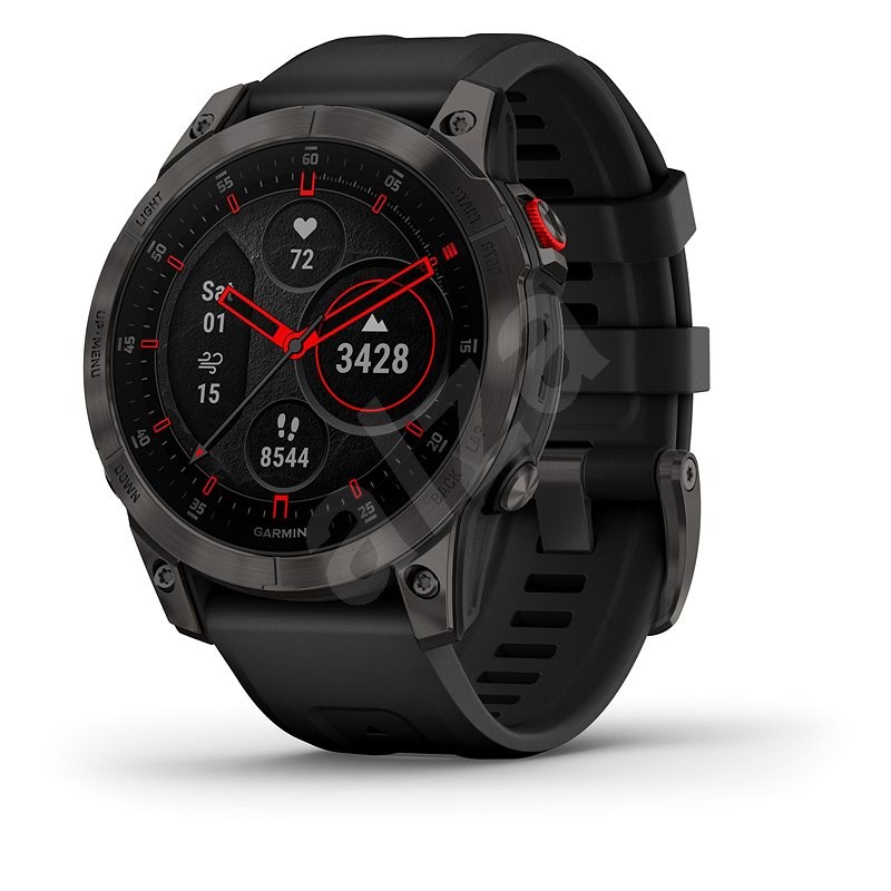 Garmin Epix PRO Sapphire Titan Black/Black Band - Smartwatch