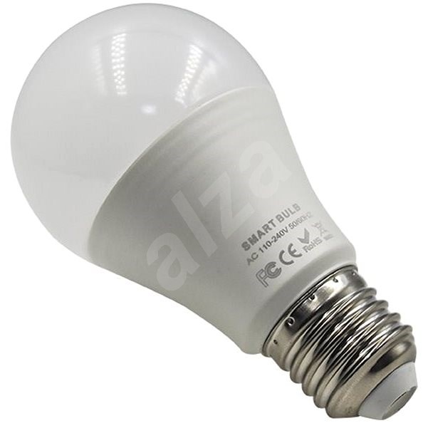 iQ-Tech SmartLife WB011, WLAN-Lampe E27, 9W, weiß - LED-Birne