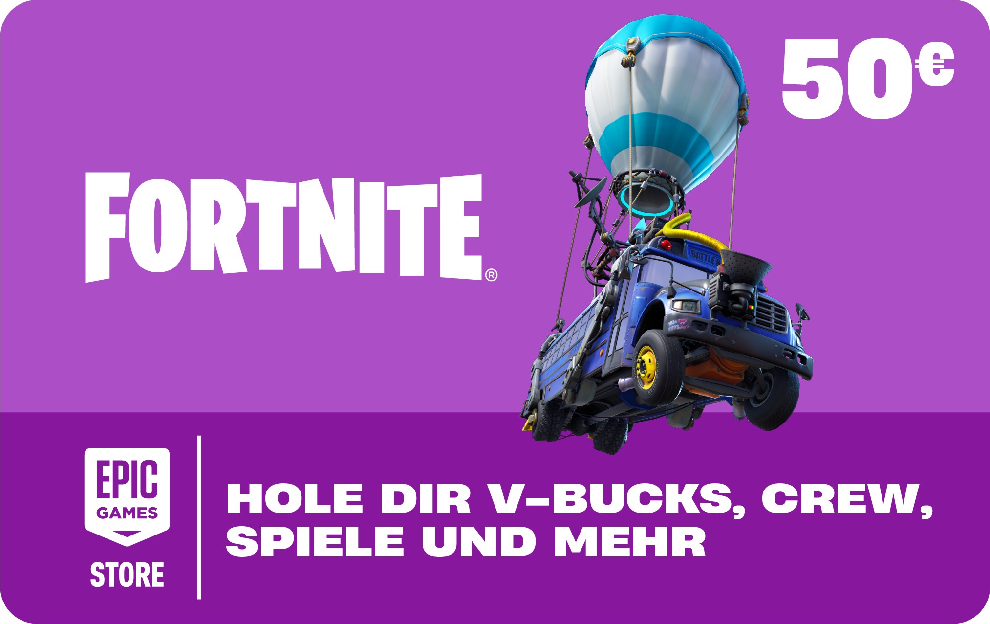 Fortnite-Geschenkkarte 50 EUR